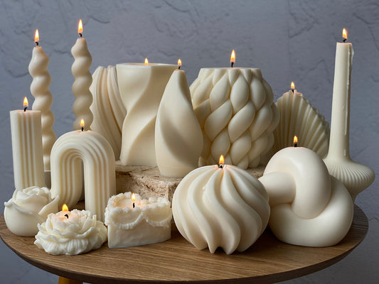 🕯️ Sculptural Decorative Candles – How to Care for Them Properly